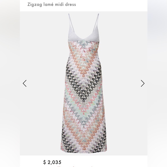 New 2026 Missoni Midi Dress 38 - Picture 9 of 13